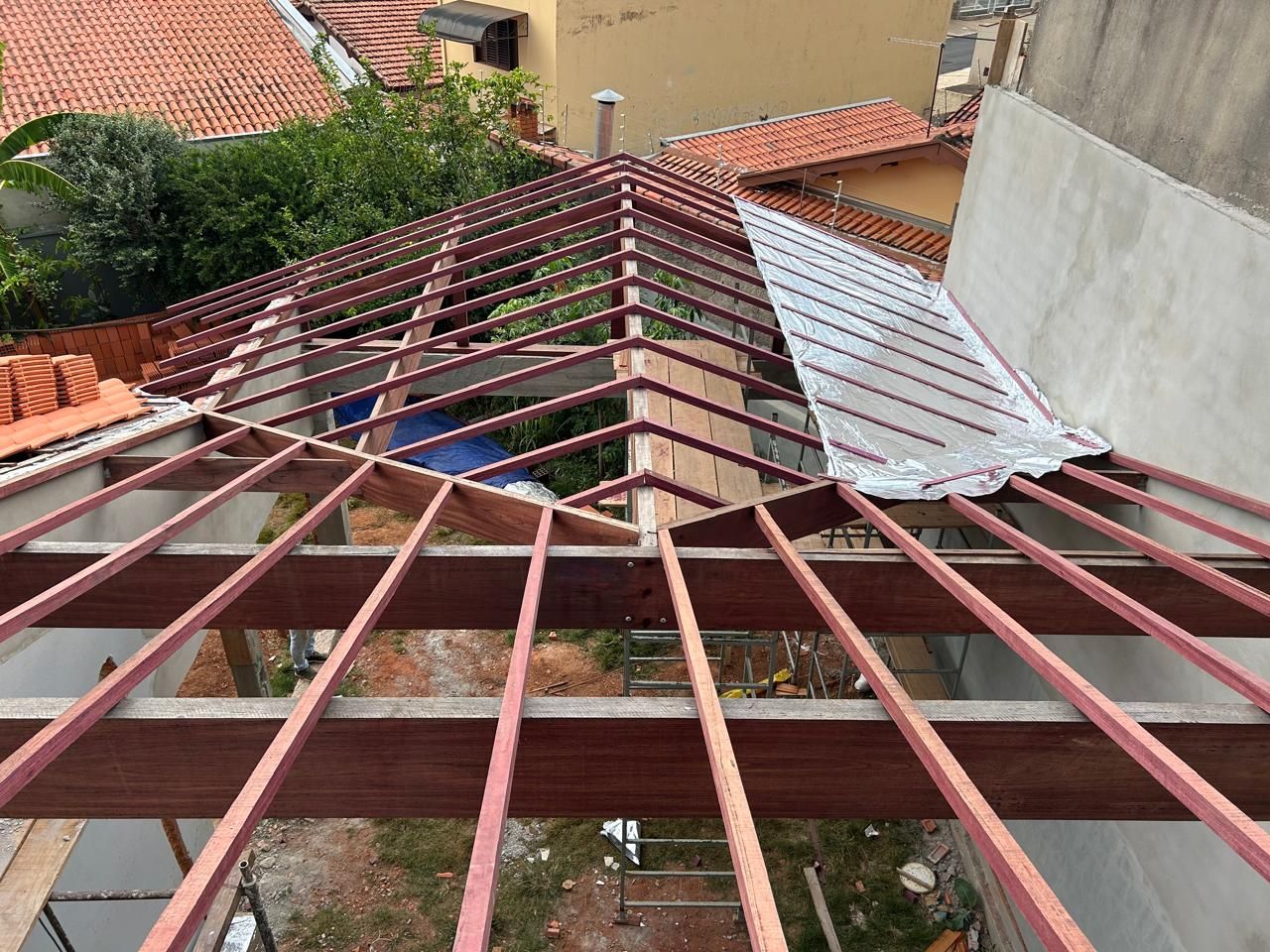Reforma residencial: durante